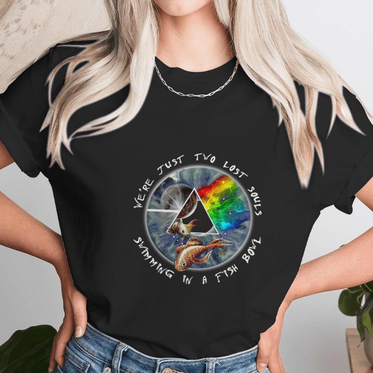 Pink Floyd We’Re Just Two Lost Souls Swimming In A Fishbowl Shirt Women T-Shirt Gifts for Women