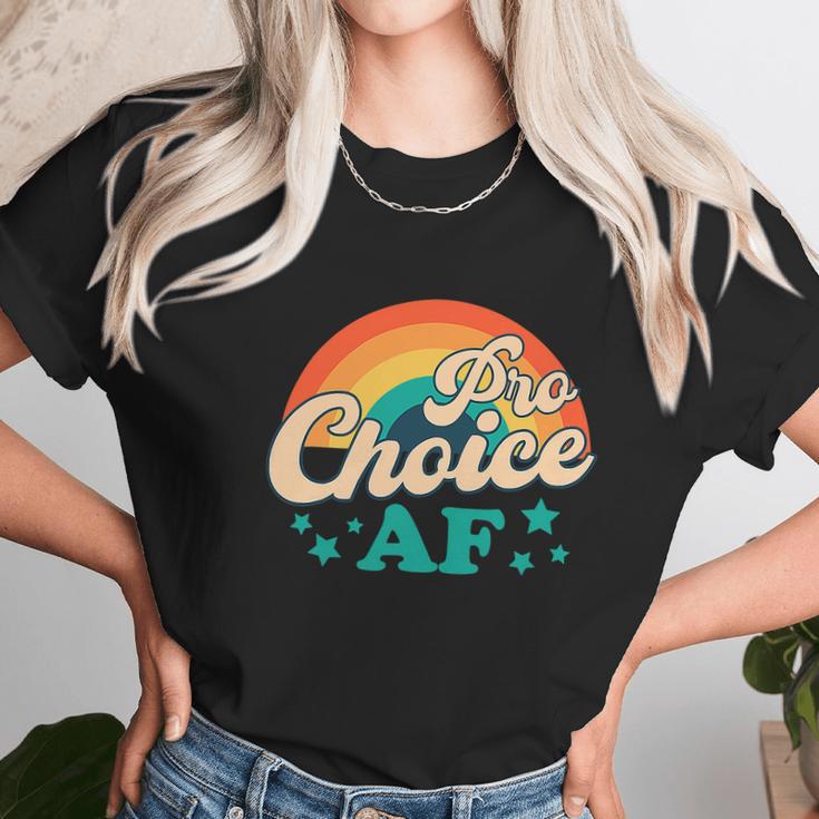 Pro Roe Pro Choice Af Abortion Rights Womens Rights Reproductive Rights Retro Women T-Shirt Gifts for Women