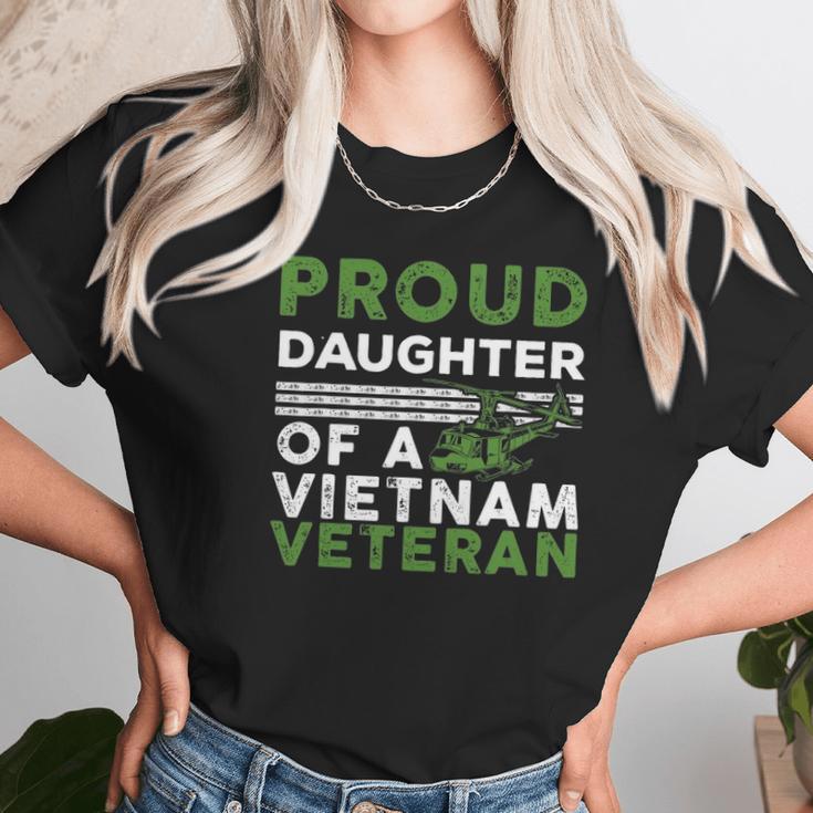 Proud Daughter Of A Vietnam Veteran War Soldier Women T-Shirt Gifts for Women