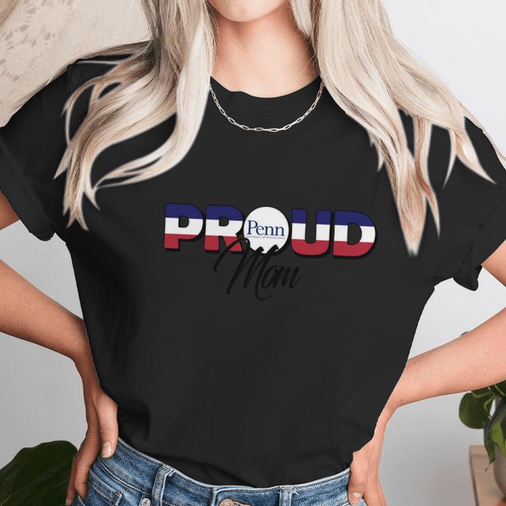 Proud Mom University Of Pennsylvania University Best Family Gifts Women T-Shirt Gifts for Women