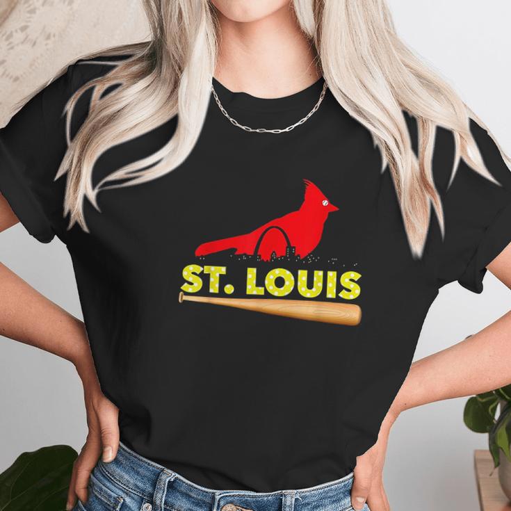 Saint Louis Red Cardinal Women T-Shirt Gifts for Women