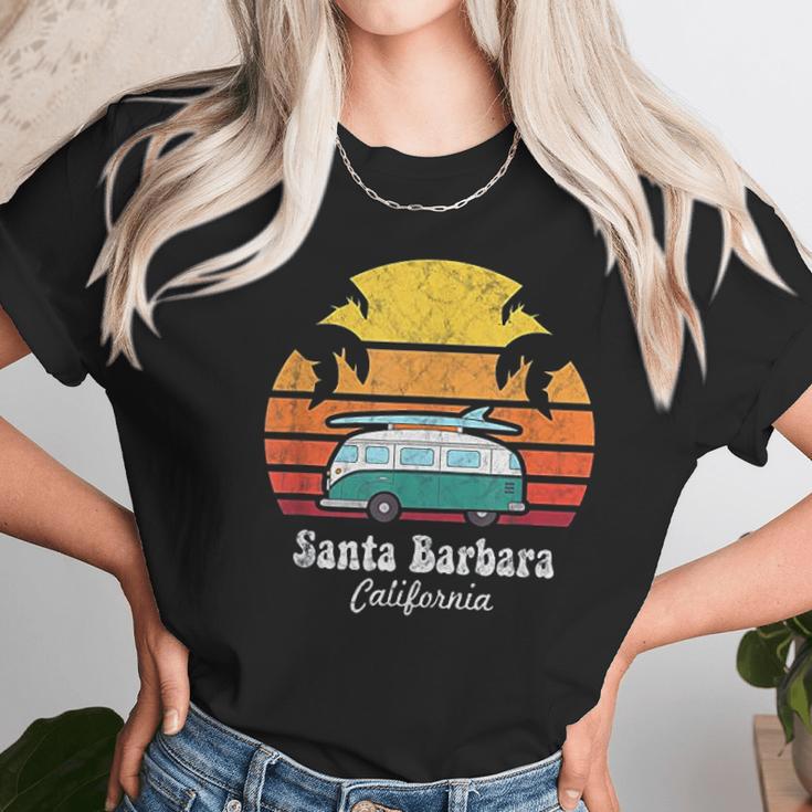 Santa Barbara Souvenir Retro California Men Women Women T-Shirt Gifts for Women