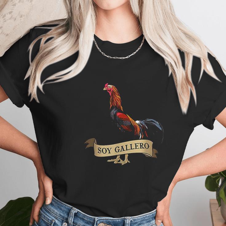 Soy Gallero Gamefowl Rooster Cockfighting Women T-Shirt Gifts for Women