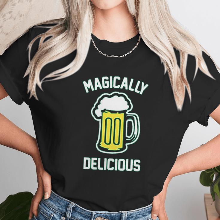 Tipsy Elves Funny Beer Drinking St Patricks Graphic Women T-Shirt Gifts for Women