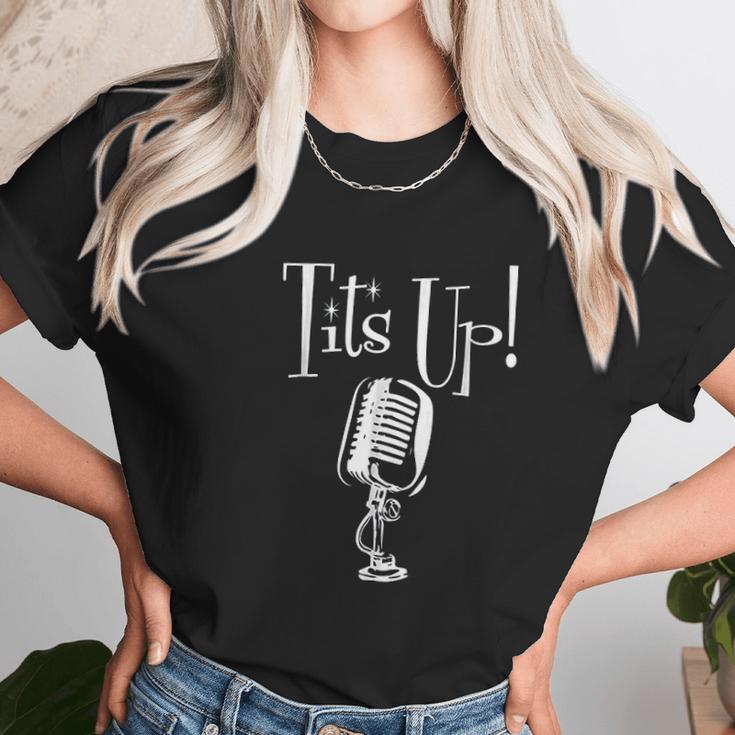 Tits Up Support Feminism Women Empowerment Women T-Shirt Gifts for Women