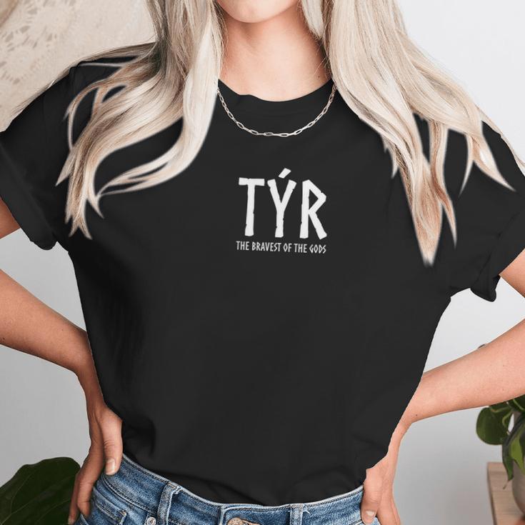 Tyr The Bravest Of The Gods Norse Mythology Viking Women T-Shirt Gifts for Women