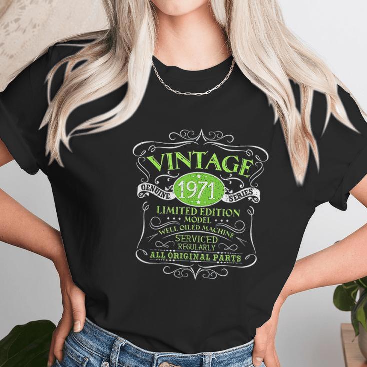 Vintage 1971 50Th Birthday Gift Original Design Women T-Shirt Gifts for Women