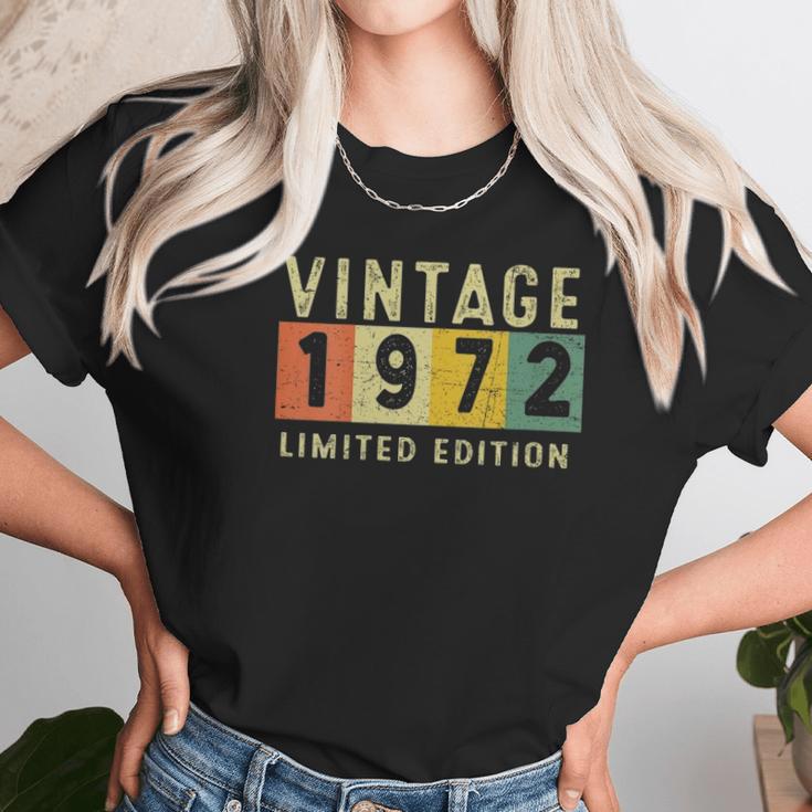 Vintage 1972 50Th Birthday 50 Years Old Gift Men Women Women T-Shirt Gifts for Women