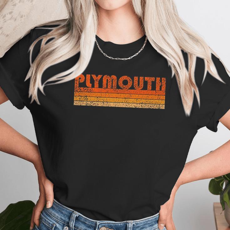 Vintage Retro Plymouth Ma Best Mom Gifts Women T-Shirt Gifts for Women