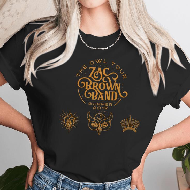 Zac Brown Band Summer 2019 The Owl Women T-Shirt Gifts for Women