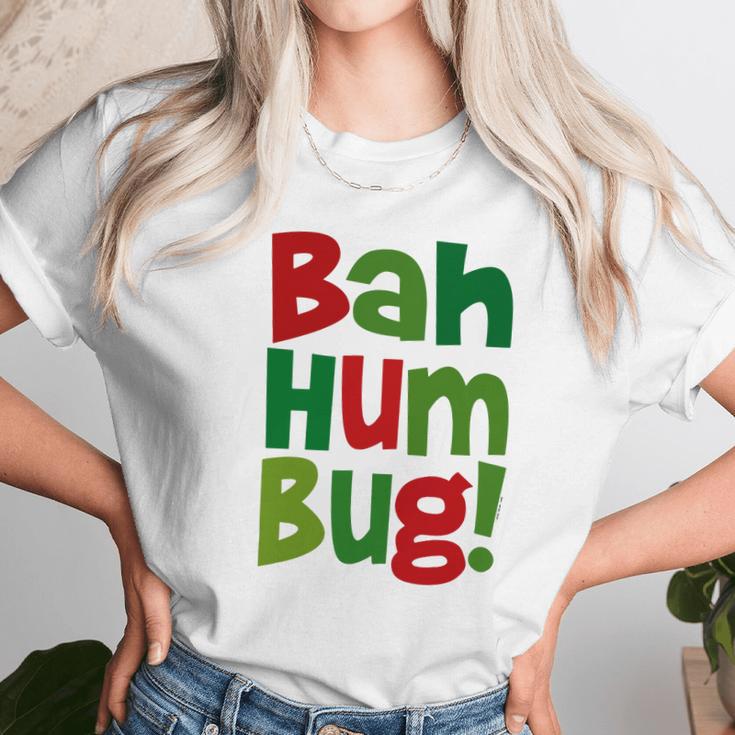 Bah Humbug Christmas Shirt Women T-Shirt Gifts for Women