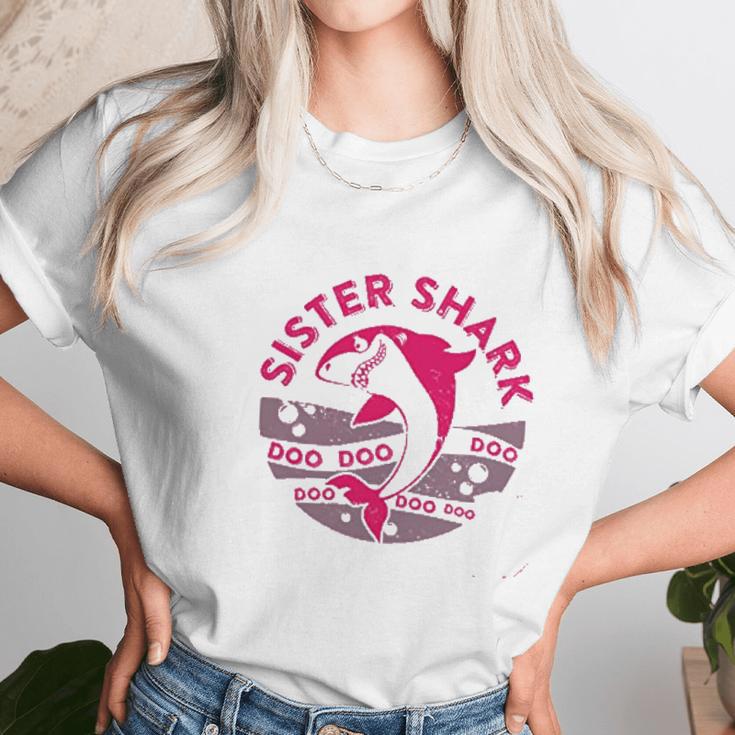 Brother Sister Baby Shark Birthday Women T-Shirt Gifts for Women