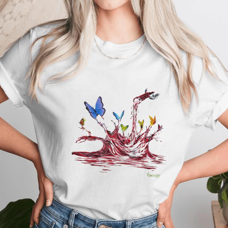 Butterfly Dream By Michael Godard Women T-Shirt Gifts for Women