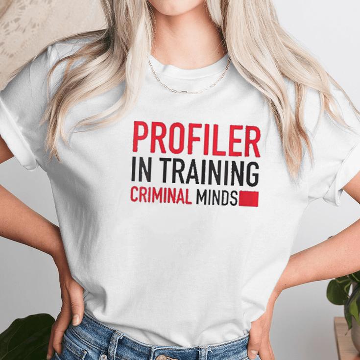 Womens Criminal Minds Profiler In Training Women T-Shirt Gifts for Women