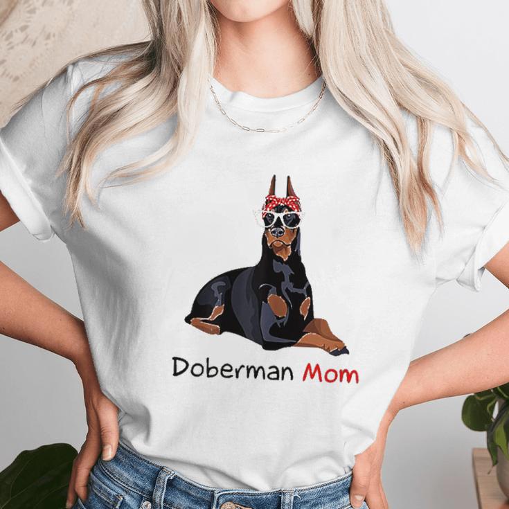 Doberman Mom Dog Pet Lover Gift Women T-Shirt Gifts for Women