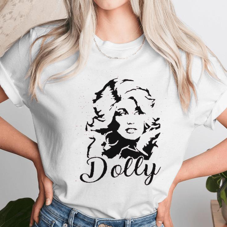 Dolly Graphic Women Vintage Dolly Country Music For Band Music Lovers Women T-Shirt Gifts for Women