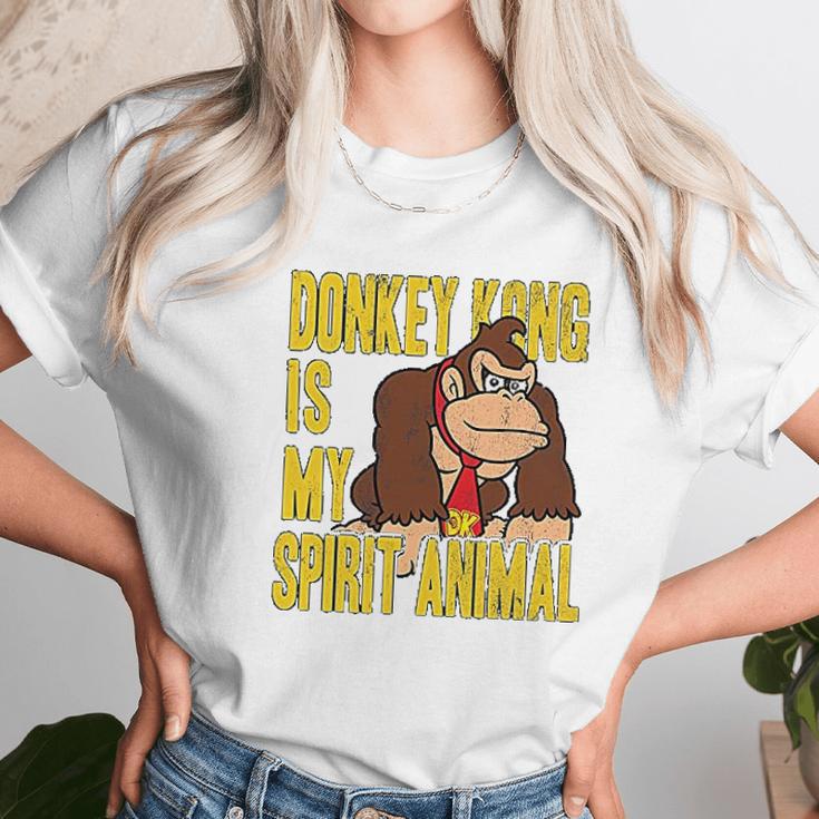 Donkey Kong Is My Spirit Animal Women T-Shirt Gifts for Women