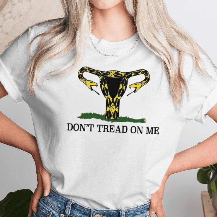 Dont Tread On Me Uterus Snake Unisex Protect Roe V Wade Womens Pro Choice Abortion Rights Women T-Shirt Gifts for Women