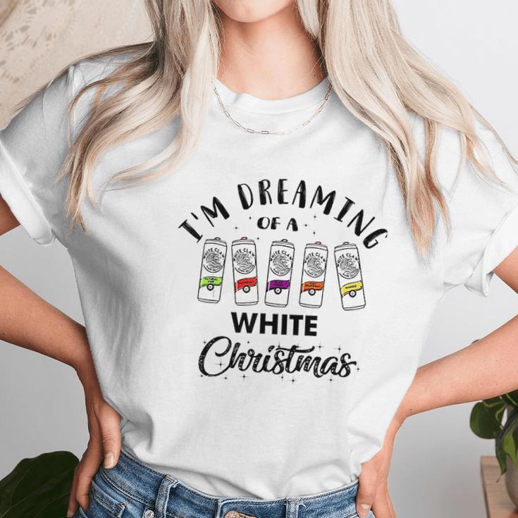 I Am Dreaming Of A White Christmas White Claws Gift Xmas Women T-Shirt Gifts for Women