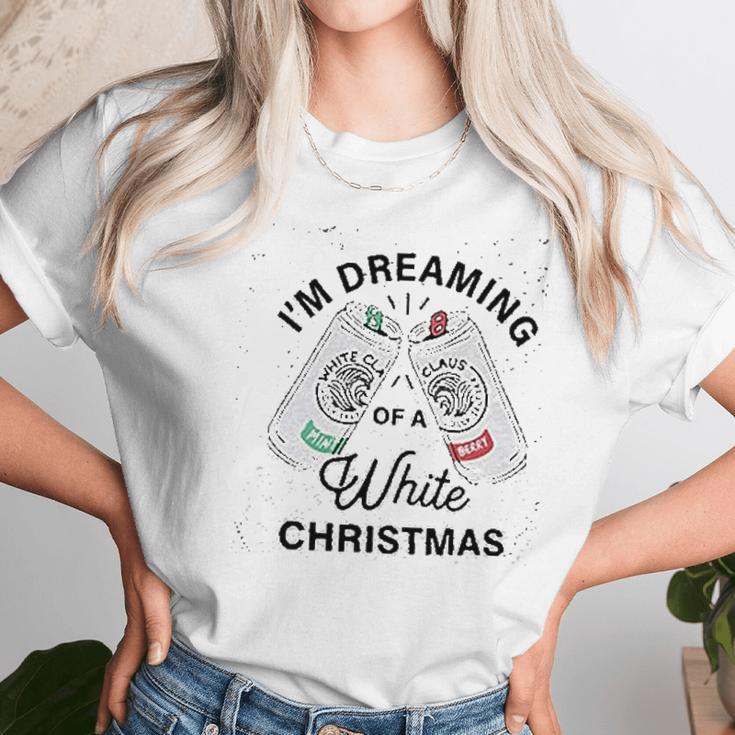 I Am Dreaming Of A White Christmas Graphic Women T-Shirt Gifts for Women