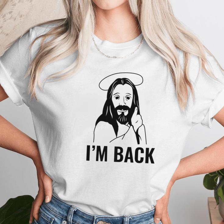 Easter Jesus Back From The Dead Funny Women T-Shirt Gifts for Women