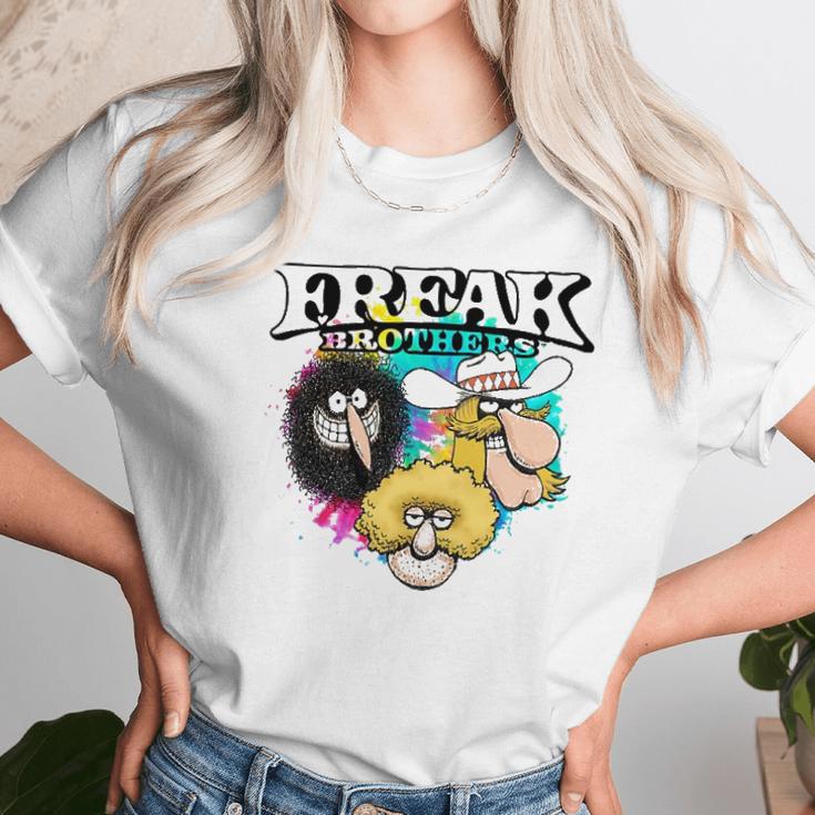 Freak Brothers Freak Trio Characters Men Women T-Shirt Graphic Print Casual Unisex Tee Women T-Shirt Gifts for Women