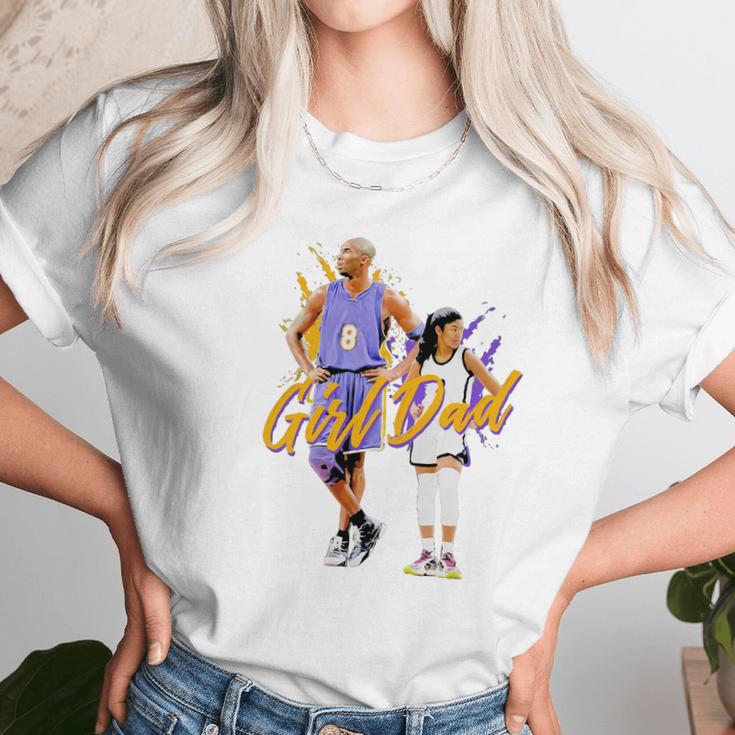 Girl Dad Kobe And Gigi Bryant Dad And Daughter Father S Day Women T-Shirt Gifts for Women