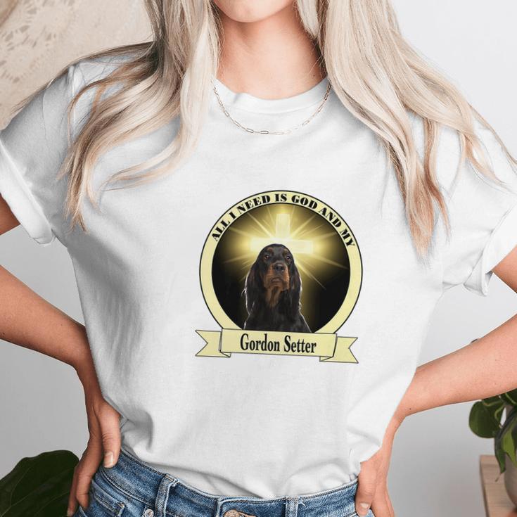 God And My Gordon Setter Women T-Shirt Gifts for Women