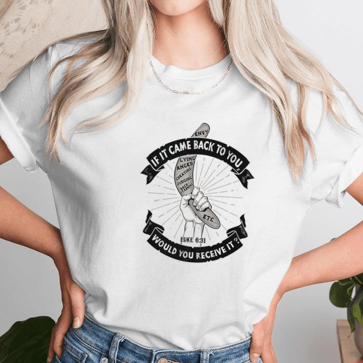 Gods Boomerang Jesus Christian Fashion Gifts Women T-Shirt Gifts for Women