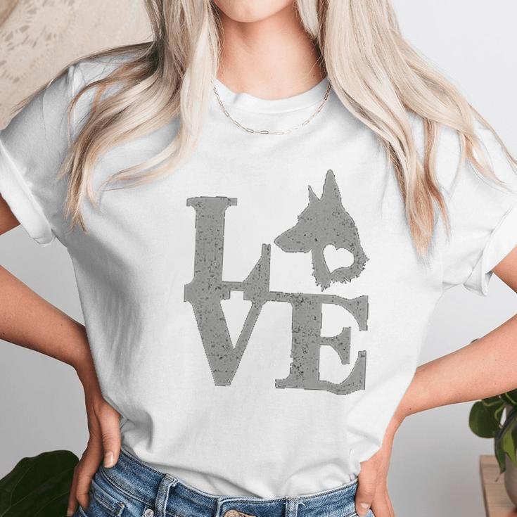 Love German Shepherd Dog Women Fashion Slouchy Dolman Women T-Shirt Gifts for Women