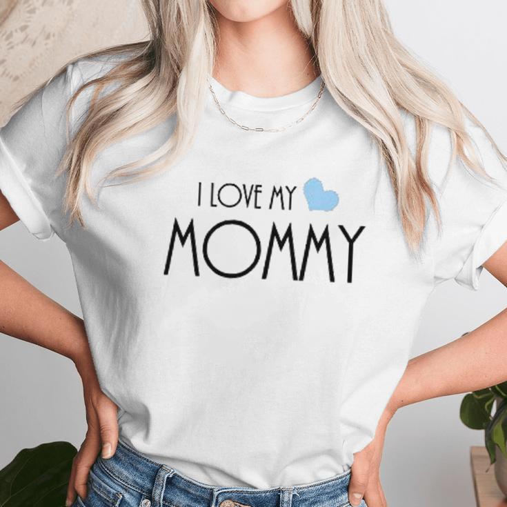 I Love My Mommy One Piece Women T-Shirt Gifts for Women