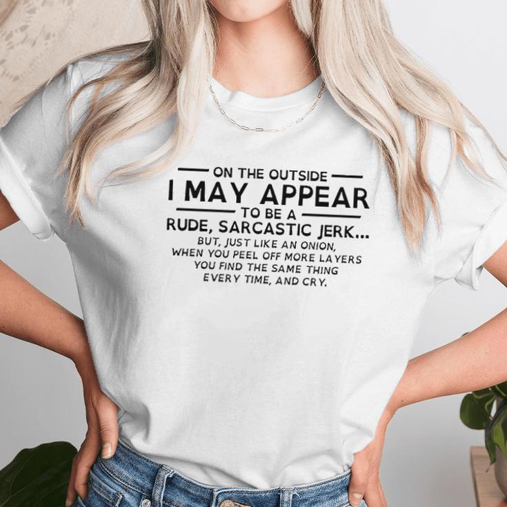 I May Appear Rude Sarcastic Awesome 2022 Gift Women T-Shirt Gifts for Women