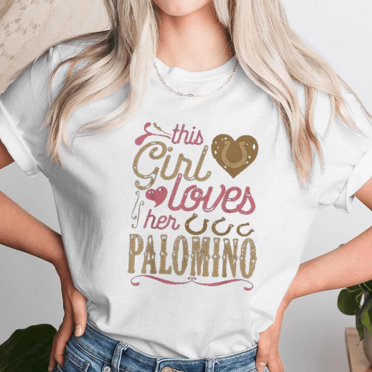 Palomino Horse Palomino Horse Lover Women T-Shirt Gifts for Women