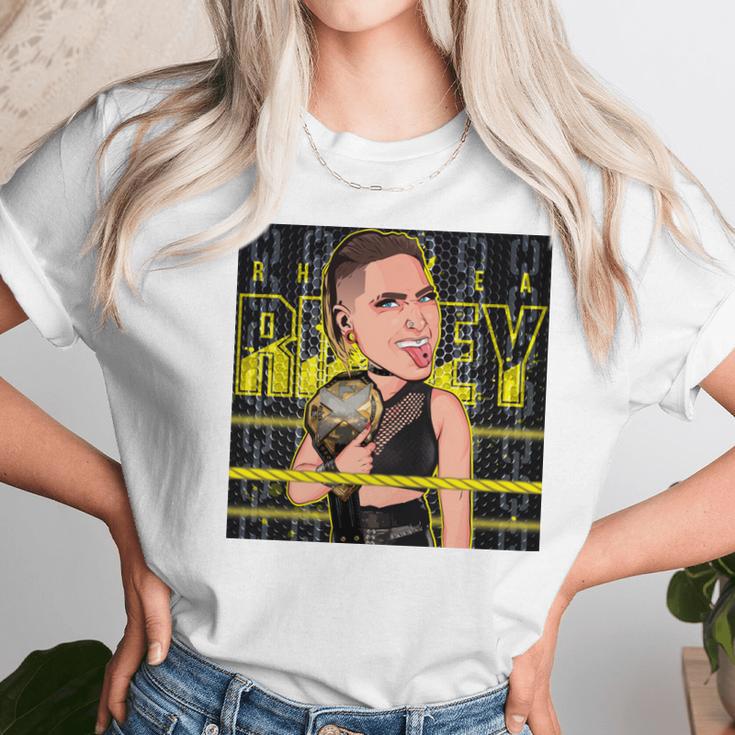 Rhea Ripley Nxt Womens Champ T-Shirt Women T-Shirt Gifts for Women