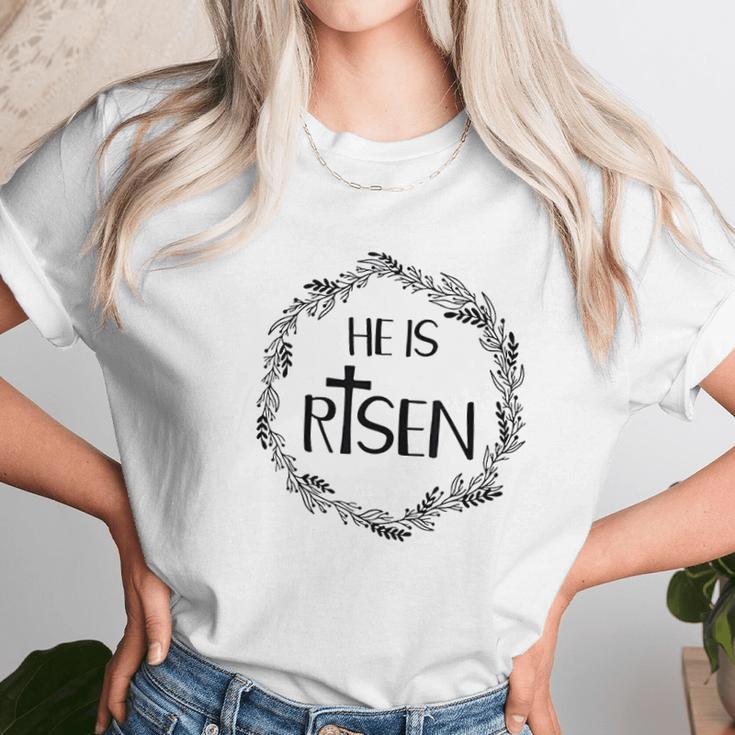 He Is Risen Matthew For Christian Easter Women T-Shirt Gifts for Women