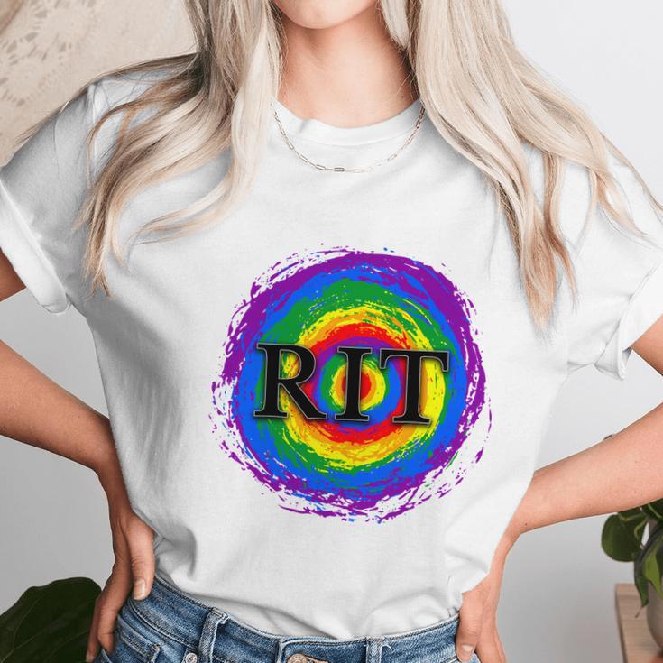 Rochester Institute Of Technology University Rainbow Flag 2020 Women T-Shirt Gifts for Women