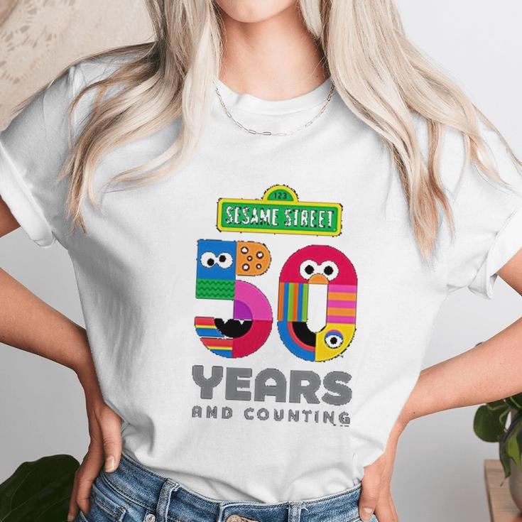 Sesame Street 50 Years Women T-Shirt Gifts for Women