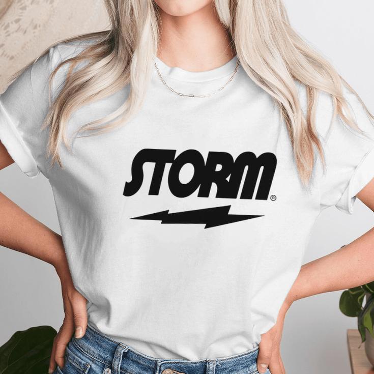 Storm Bowling T-Shirts Women T-Shirt Gifts for Women