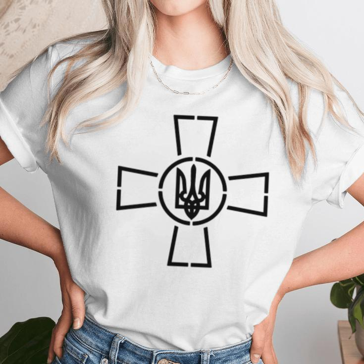 Support Ukraine President Zelensky Saying Ukrainian Symbol Men Women T-Shirt Graphic Print Casual Unisex Tee Women T-Shirt Gifts for Women