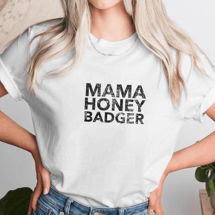 Vintage Mama Honey Badger Women T-Shirt Gifts for Women