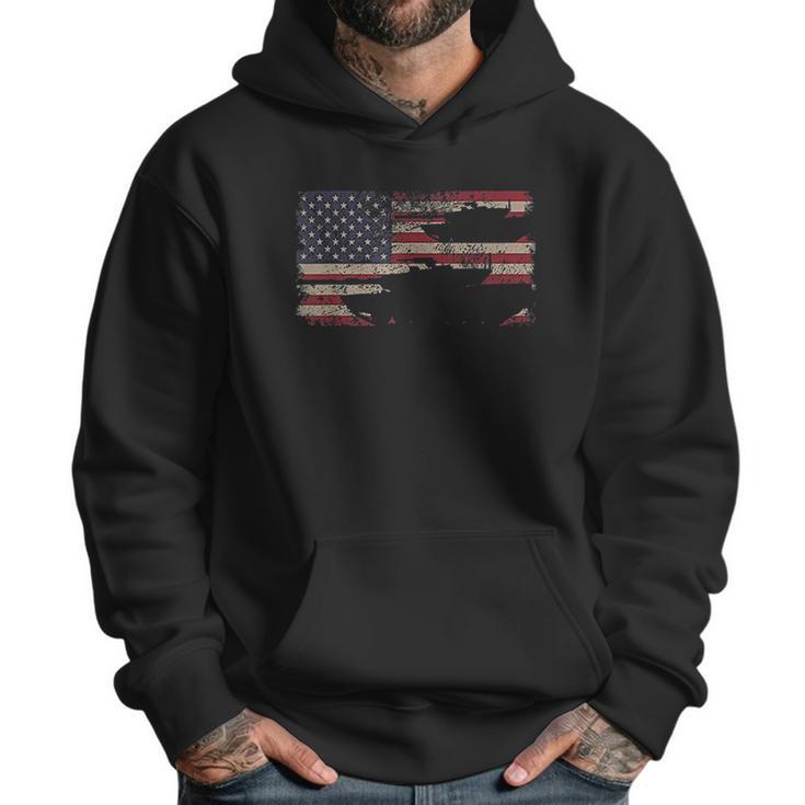 Abrams Battle Tank Usa Flag Gift Men Hoodie