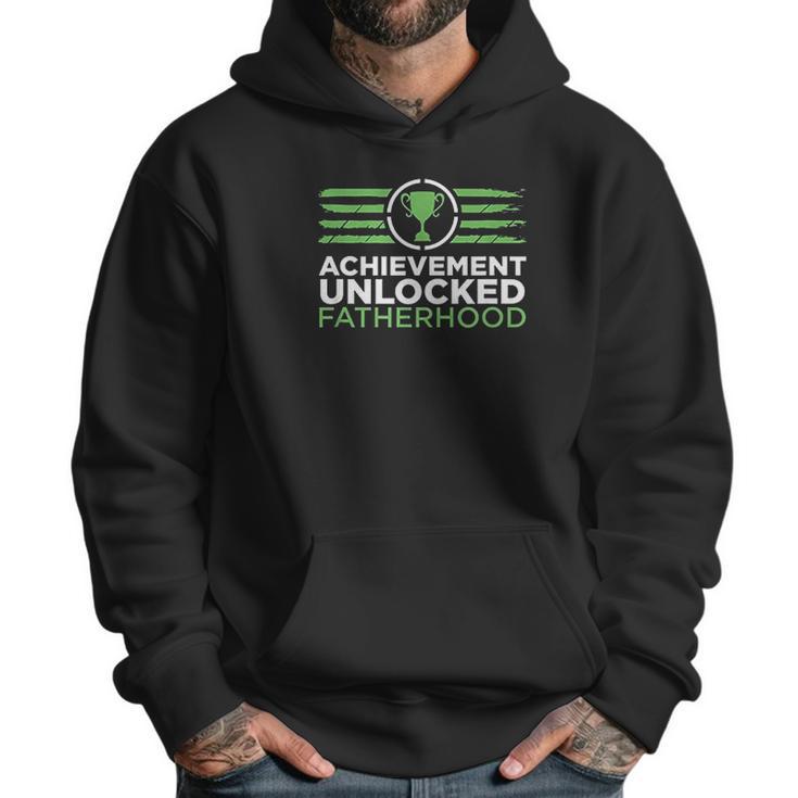 Achievement Unlocked Fatherhood Future Gamer Daddy Men Hoodie