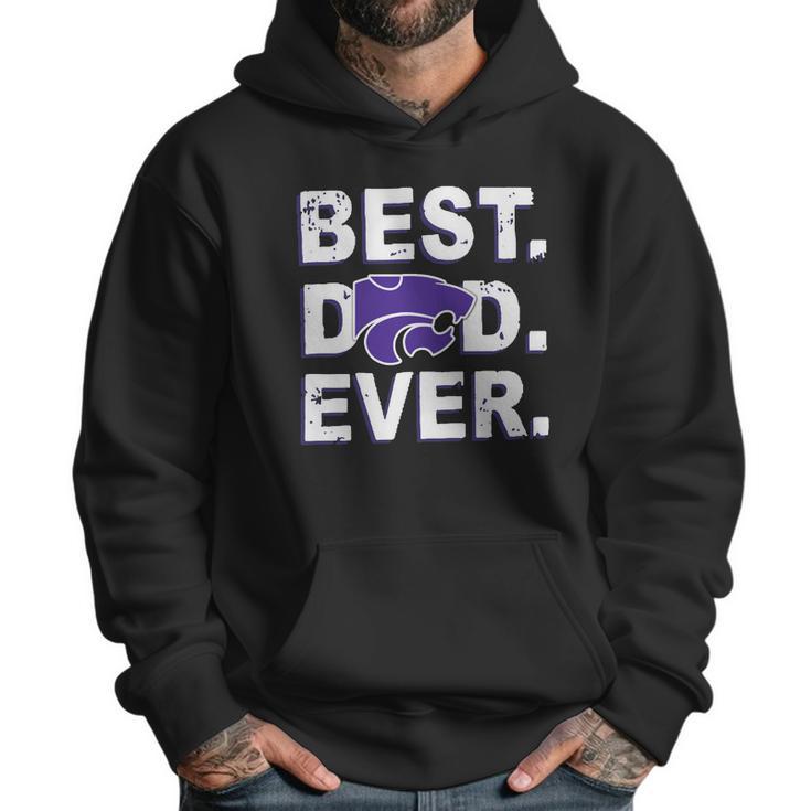 Best Dad Ever Kansas State Wildcats Father S Day Men Hoodie