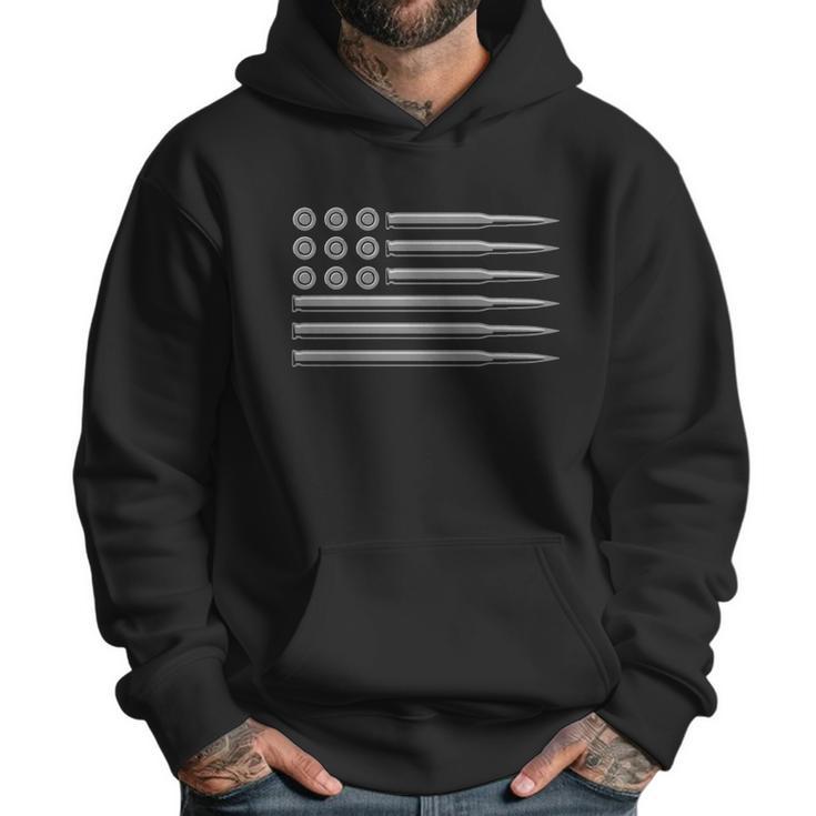 Bullet American Flag T-Shirt Men Hoodie