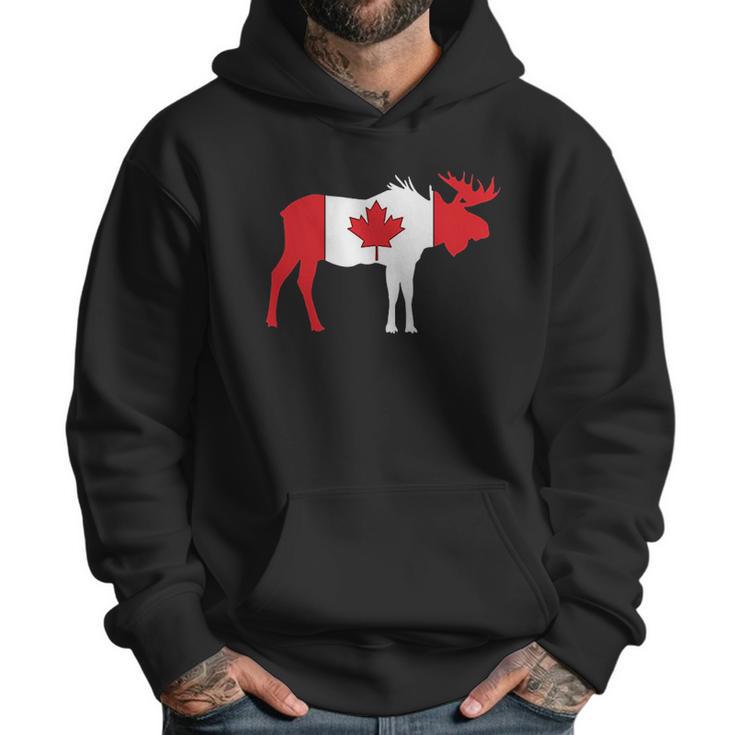 Canadian Flag Moose Maple Leaf Canada Men Hoodie