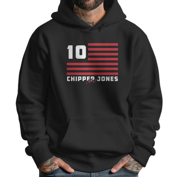 Chipper Jones  Flag Stripes Men Hoodie