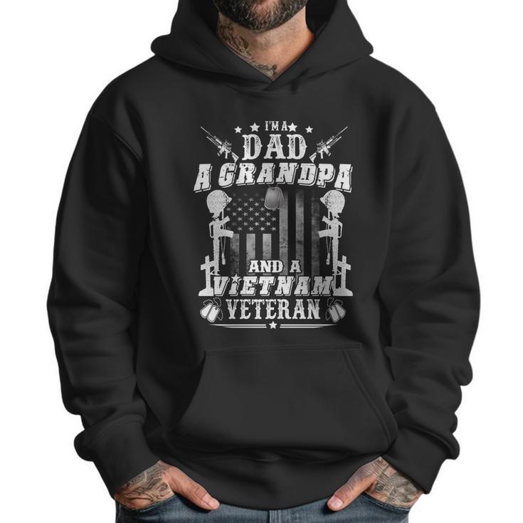 Im A Dad A Grandpa And Vietnam Veteran Graphic Design Printed Casual Daily Basic Men Hoodie