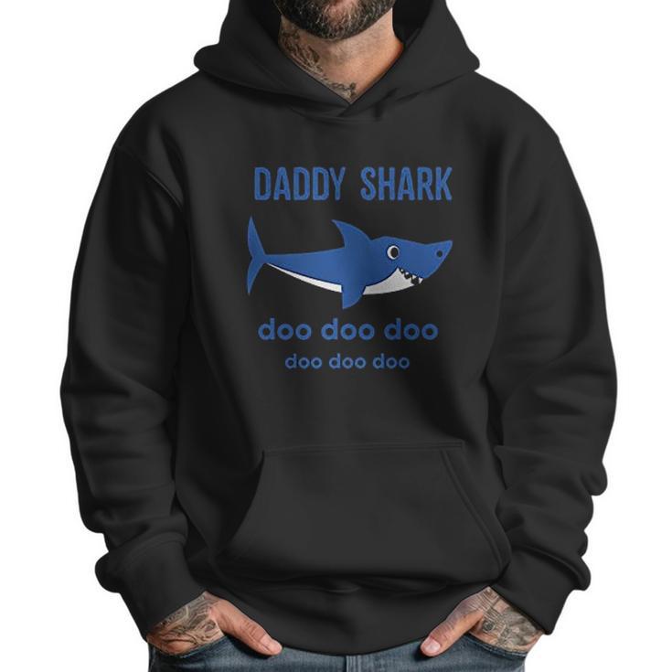 Daddy Shark And Baby Shark Dad Birthday Gifts Men Hoodie