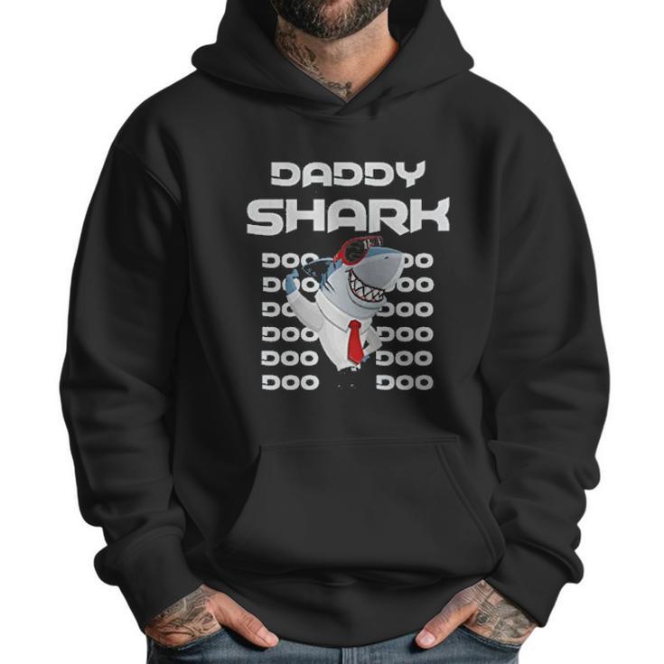 Daddy Shark Cool Dad Dad Birthday Gifts Men Hoodie