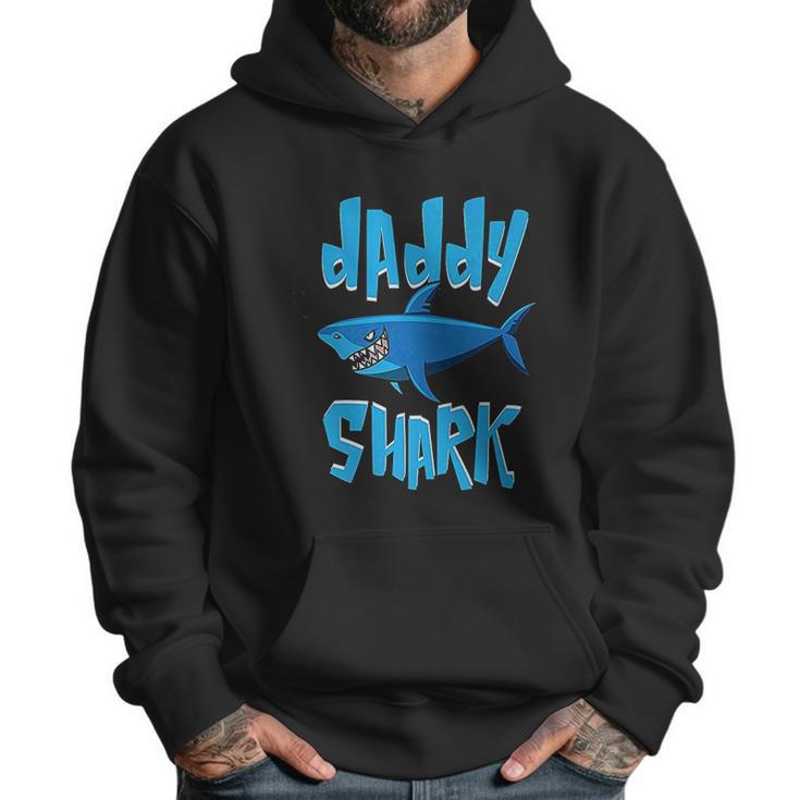 Daddy Shark Cute Papa Loves Sharks Men Hoodie